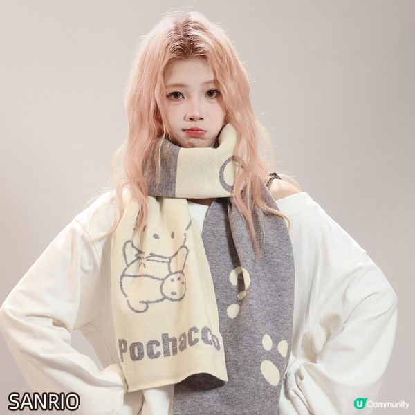 1.  暖笠笠🧣！成人圍巾卡通精品大放送！