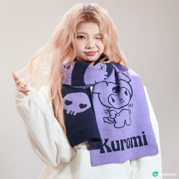 1.  暖笠笠🧣！成人圍巾卡通精品大放送！