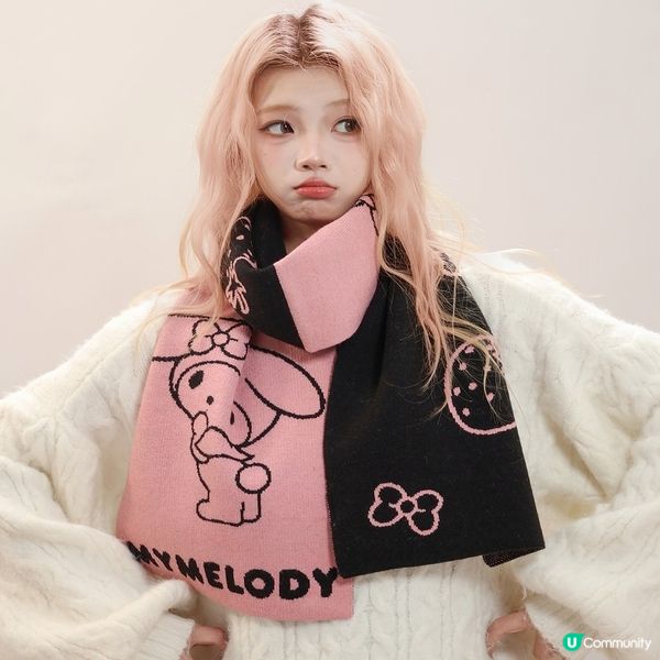 1.  暖笠笠🧣！成人圍巾卡通精品大放送！