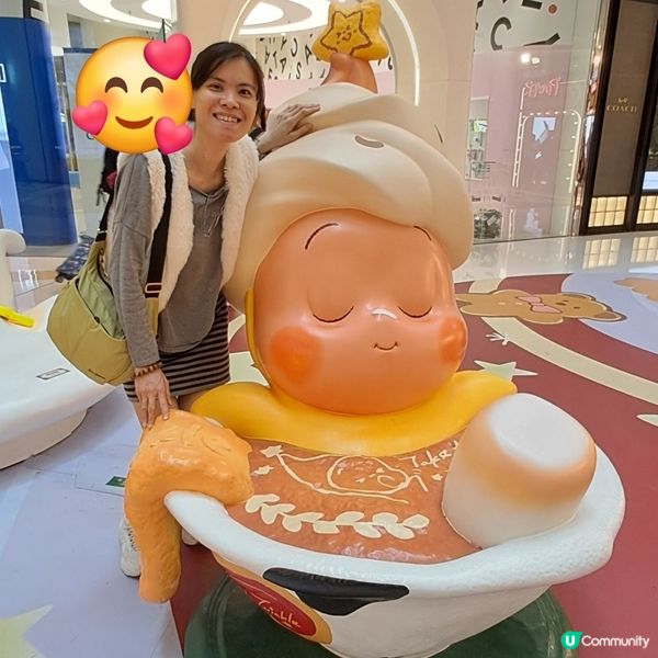 Moko跟星星人美味主題角色打卡📷