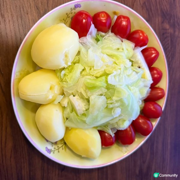 10分鐘煮健康餐！高麗菜雞胸😋🥬🍅💪