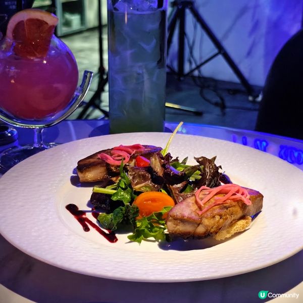 尖沙咀星空晚餐🌃！鵝肝龍蝦超正🤤！