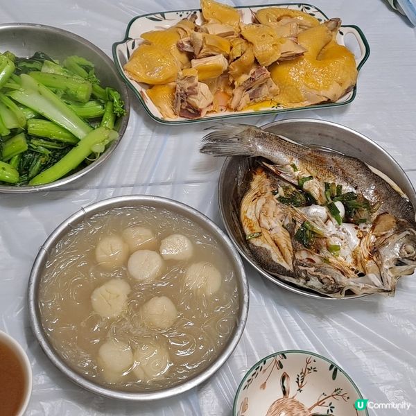 媽媽自煮👩‍🍳愛心❤冬至晚餐😋🍽+健康足料老火湯🫕