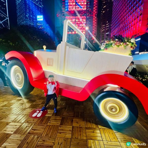 中環冬日小鎮打卡攻略！🎄✨ 睇光影匯啦！