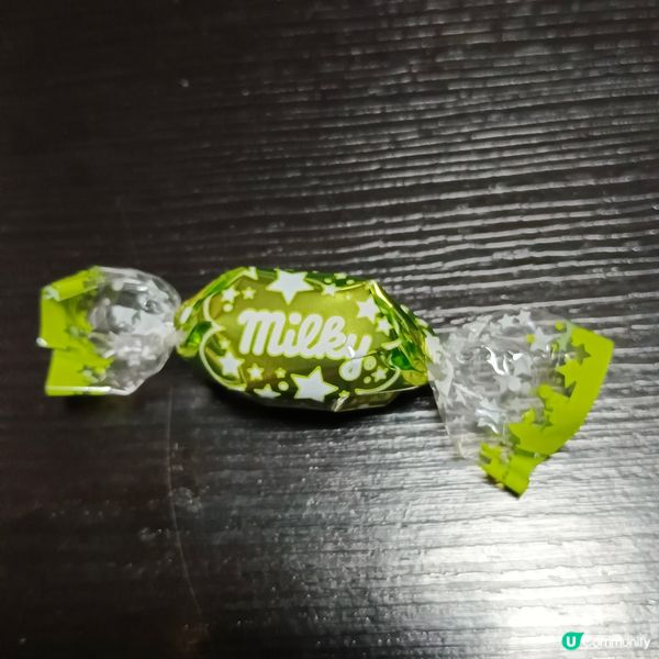 不二家牛奶妹晴王麝香葡萄果醬流心牛奶糖