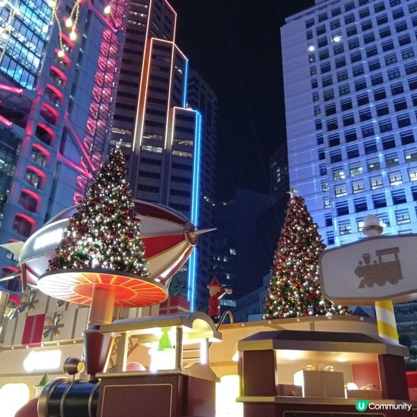  中環冬日小鎮🎄！20米高聖誕樹打卡📸！