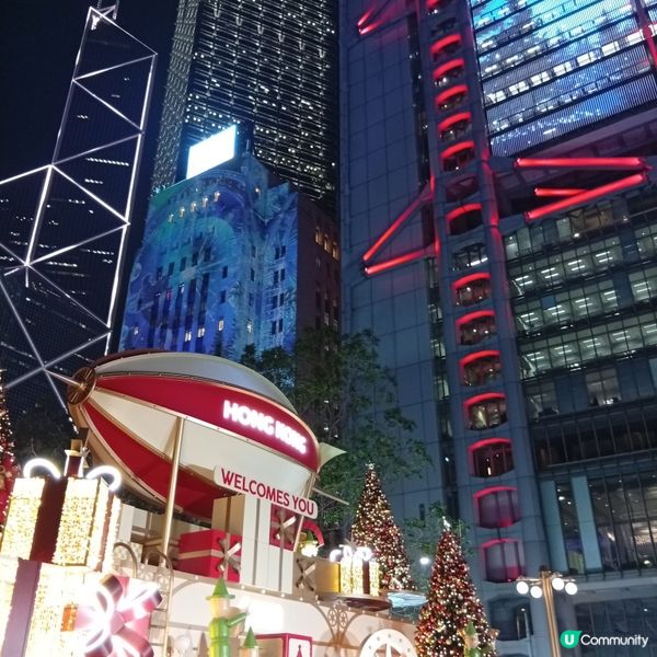  中環冬日小鎮🎄！20米高聖誕樹打卡📸！