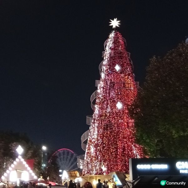  中環冬日小鎮🎄！20米高聖誕樹打卡📸！