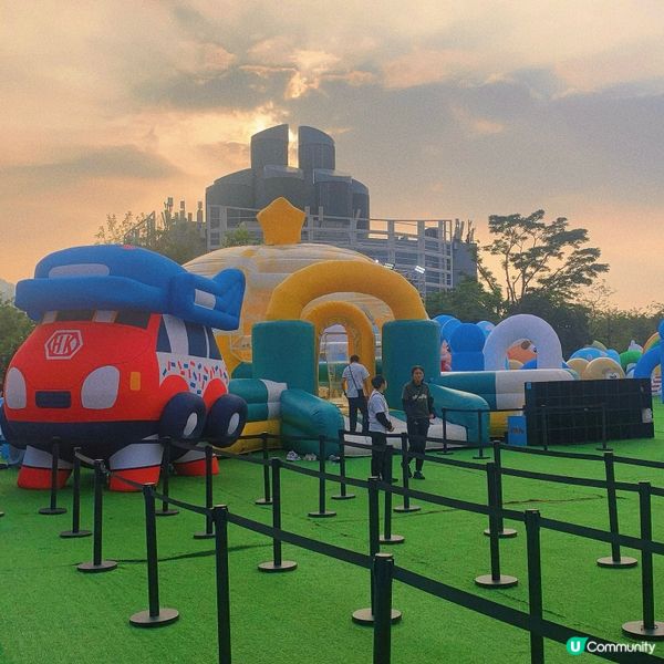 西九文化區｜巨型夢幻充氣樂園🎠