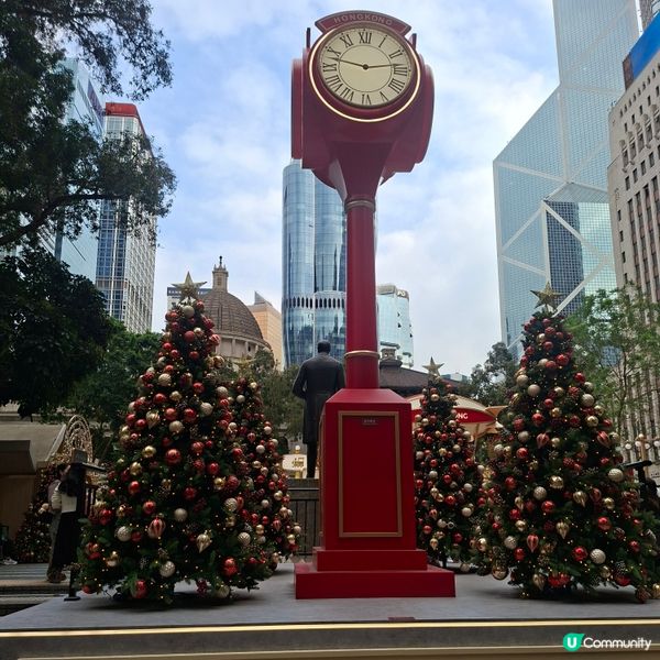 ✨2025除夕好去處分享💕中環皇后像廣場花園冬日小鎮💯