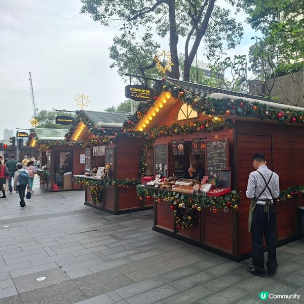 ✨2025除夕好去處分享💕中環皇后像廣場花園冬日小鎮💯