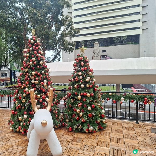 ✨2025除夕好去處分享💕中環皇后像廣場花園冬日小鎮💯