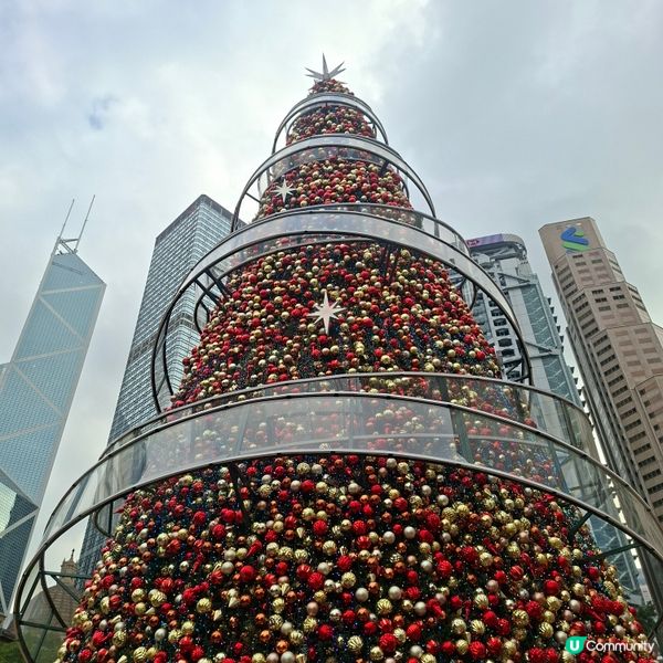 ✨2025除夕好去處分享💕中環皇后像廣場花園冬日小鎮💯