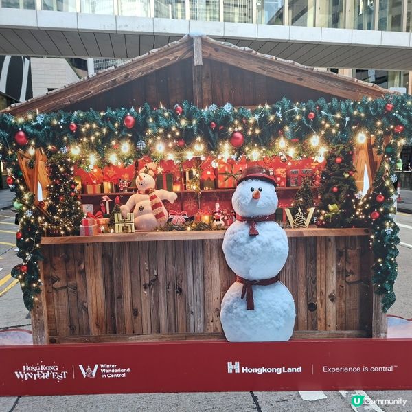 ✨2025除夕好去處分享💕中環皇后像廣場花園冬日小鎮💯