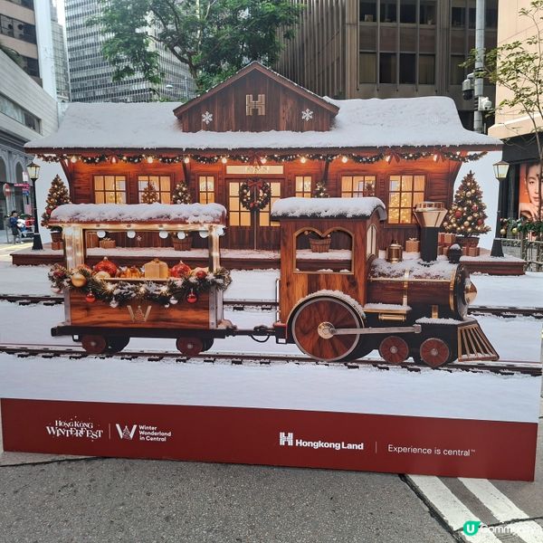 ✨2025除夕好去處分享💕中環皇后像廣場花園冬日小鎮💯