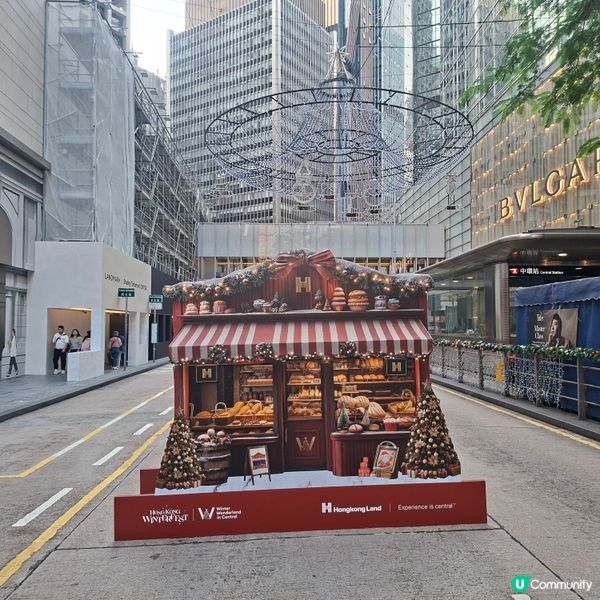 ✨2025除夕好去處分享💕中環皇后像廣場花園冬日小鎮💯