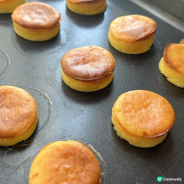 一口芝士蛋糕食譜🤤！新手都做到！🍰