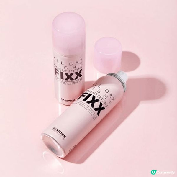 首先一定要介紹Fixx定妝噴霧。因為佢適用於維持底妝光澤感，...