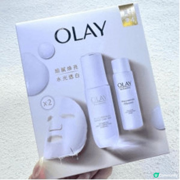 OLAY 水光小白瓶革命性研發嘅「水光蛋白」科技，專為解決肌...