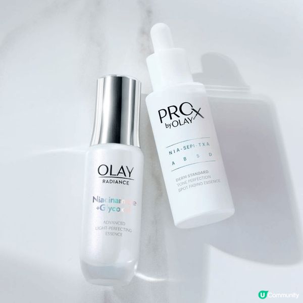 OLAY 水光小白瓶革命性研發嘅「水光蛋白」科技，專為解決肌...