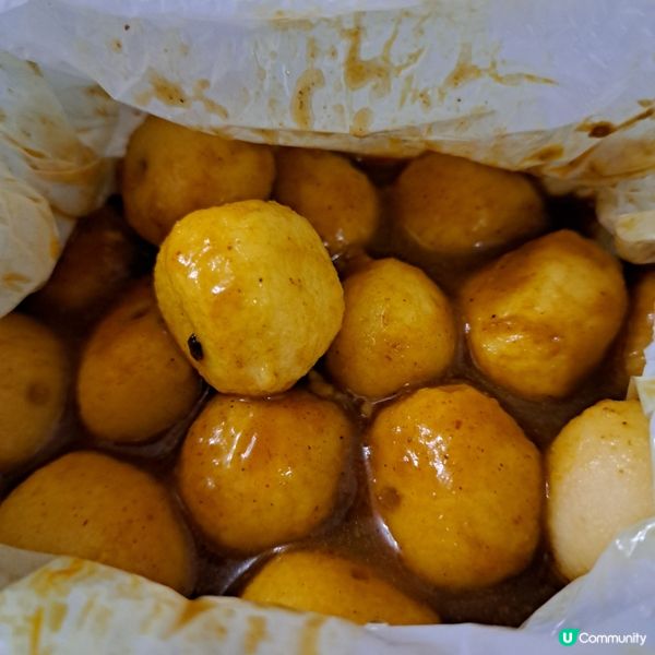 最有兒時味道嘅沙嗲魚蛋