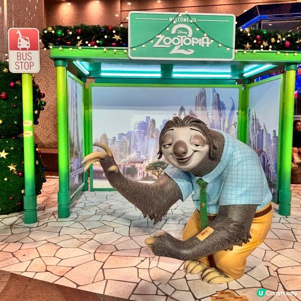 香港/銅鑼灣時代廣場Zootopia聖誕夢幻打卡點🎅