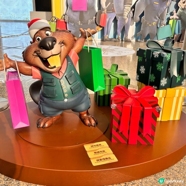 香港/銅鑼灣時代廣場Zootopia聖誕夢幻打卡點🎅