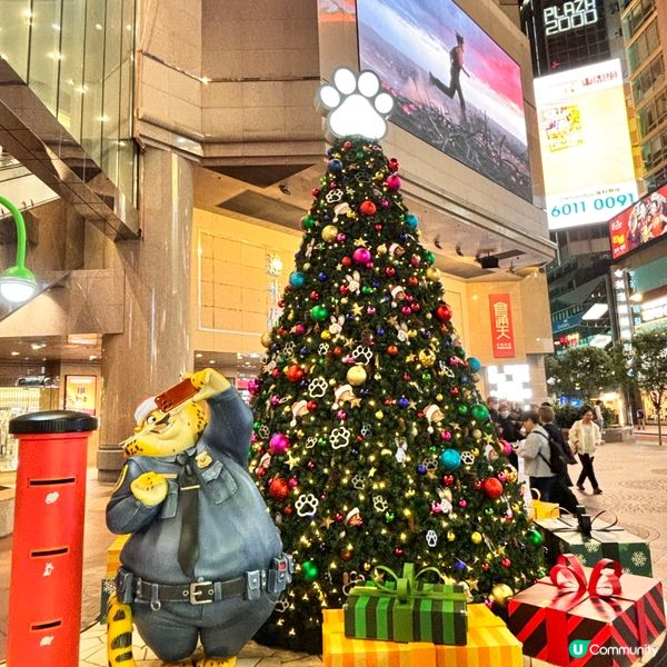 香港/銅鑼灣時代廣場Zootopia聖誕夢幻打卡點🎅