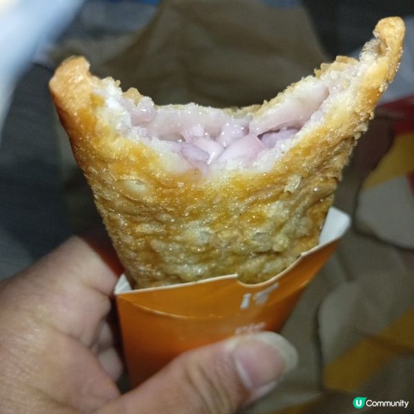 麥記十蚊兩件芋批！🤤 今日開餐啦！