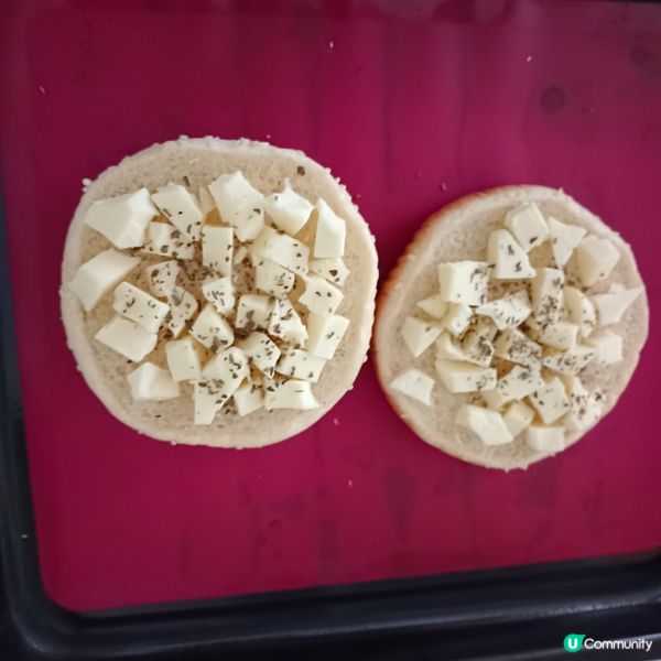 用明治北海道十勝熟成車打芝士做早餐