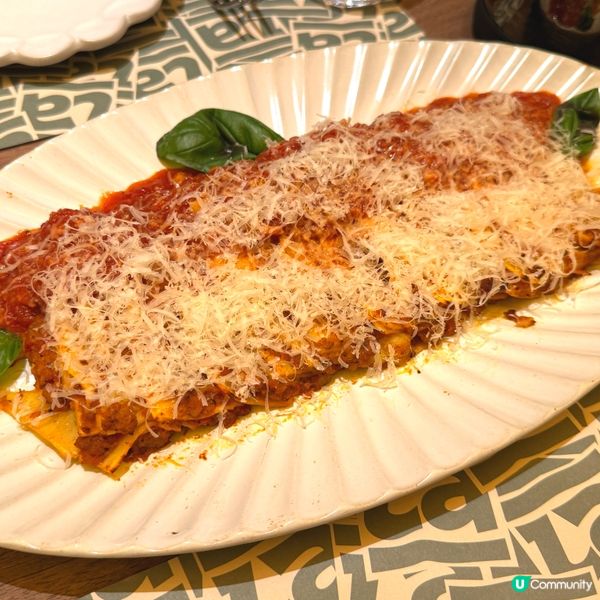 千層麵 $58 爆多肉醬芝士！🤤