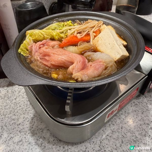 原來爭鮮都有牛肉壽喜燒食喇！