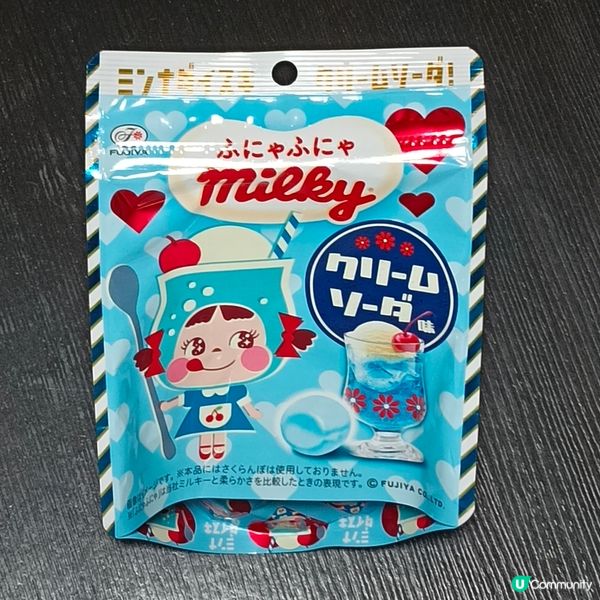 不二家牛奶妹cream soda味牛奶糖