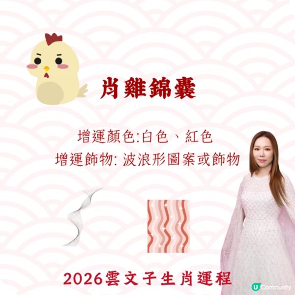 雲文子2026｜12生肖開運顏色/飾物攻略🌟教你4生肖犯太歲化解配飾❗