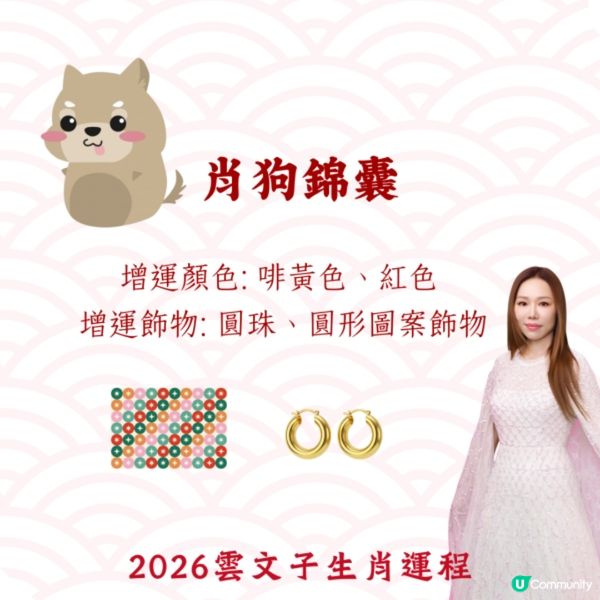 雲文子2026｜12生肖開運顏色/飾物攻略🌟教你4生肖犯太歲化解配飾❗