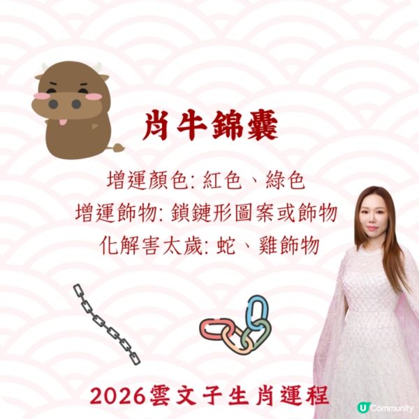 雲文子2026｜12生肖開運顏色/飾物攻略🌟教你4生肖犯太歲化解配飾❗
