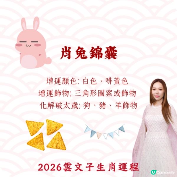 雲文子2026｜12生肖開運顏色/飾物攻略🌟教你4生肖犯太歲化解配飾❗