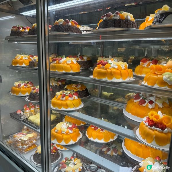 元朗名物！金蘋果芒果蛋糕🥭🥭🥭