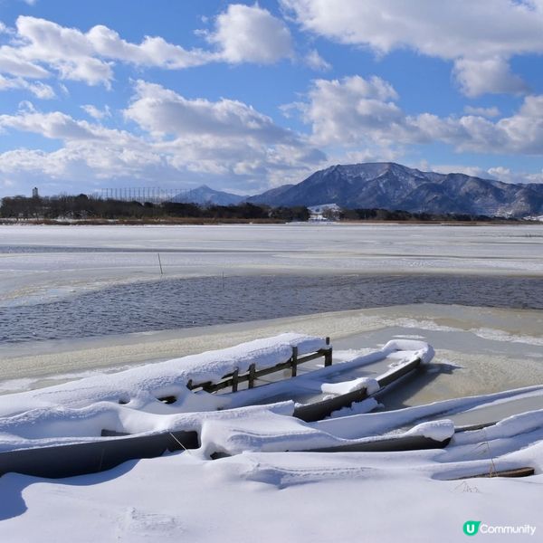 佐潟 冬日三重奏 😍😍😍😍