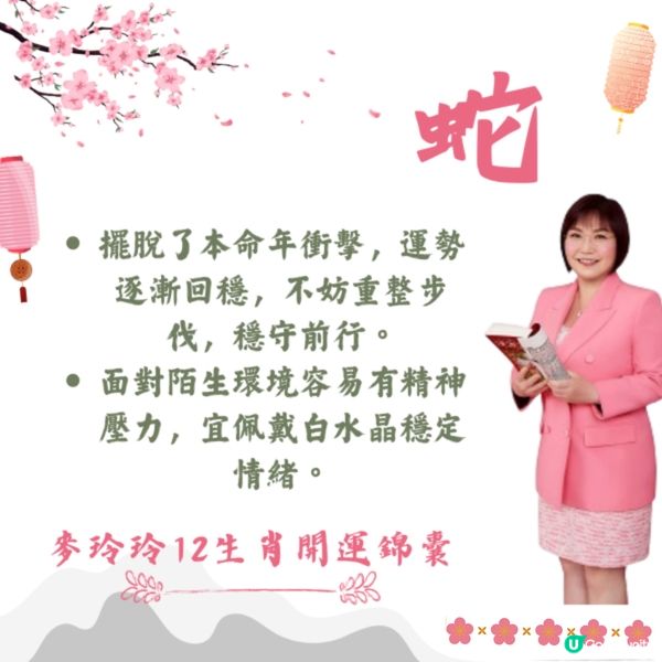 麥玲玲12生肖開運錦囊2026🐎健康/事業/置業/旅遊/裝修貼士一篇整理🌟