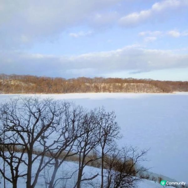 冬日網走湖 ！ 冰上釣魚 雪中美景