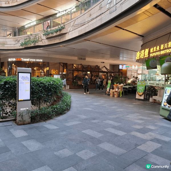 全深圳最大商場“壹方天地”分為A、B、C、D、E五大主題區域...