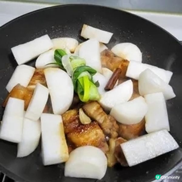 白蘿蔔燉豬五花


