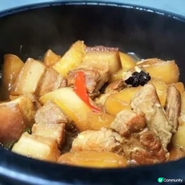 白蘿蔔燉豬五花

