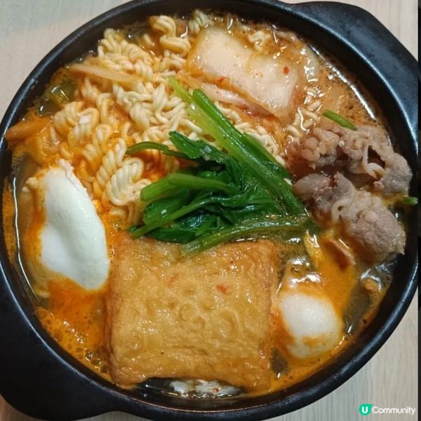 牛肉菠菜泡菜麵

