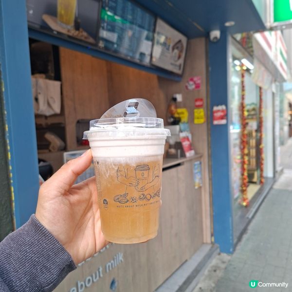 💞四季春堅果奶蓋茶$36蚊杯💯好好飲😋