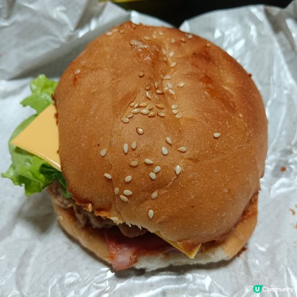 煙肉漢堡