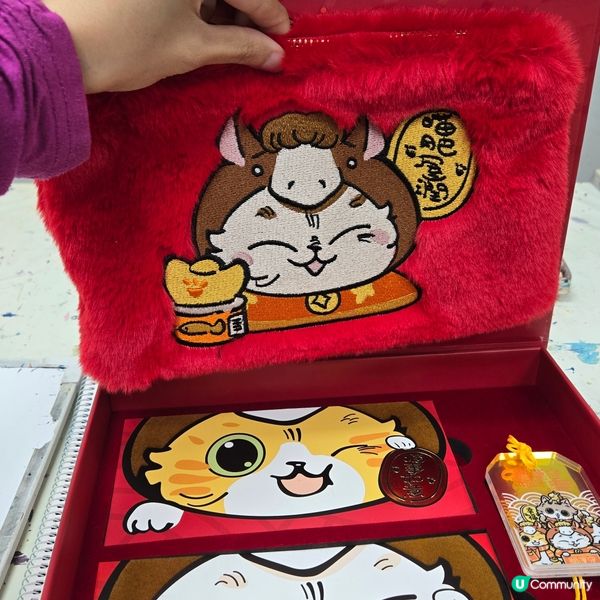 如心廣場😆🐱喵來福到開運利是封套裝
