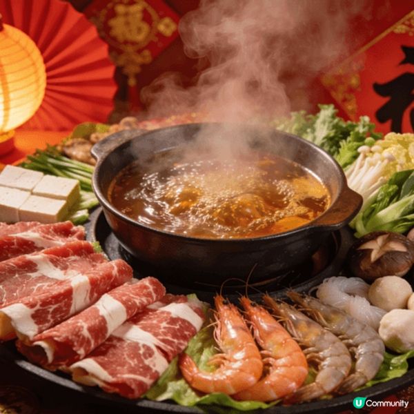 這5張農曆新年賀年食品打卡照，精選傳統佳餚如團圓飯、糕點拼盤...