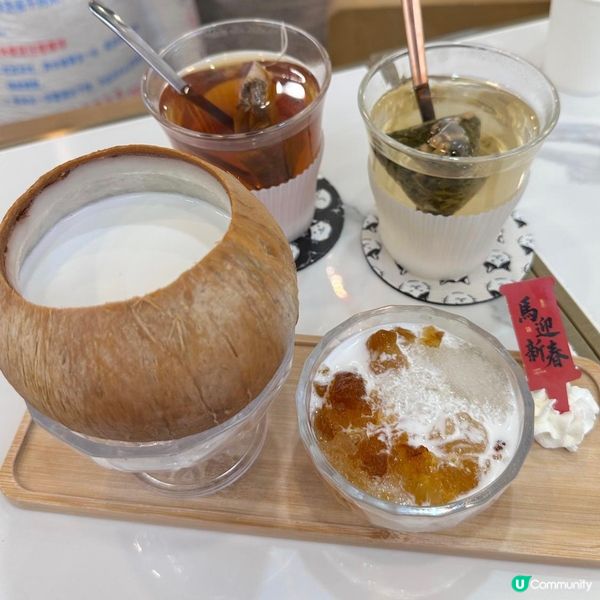 性價比好高嘅甜品店🍨超足料🥰🌸熱桃膠雪燕椰皇👍🏻